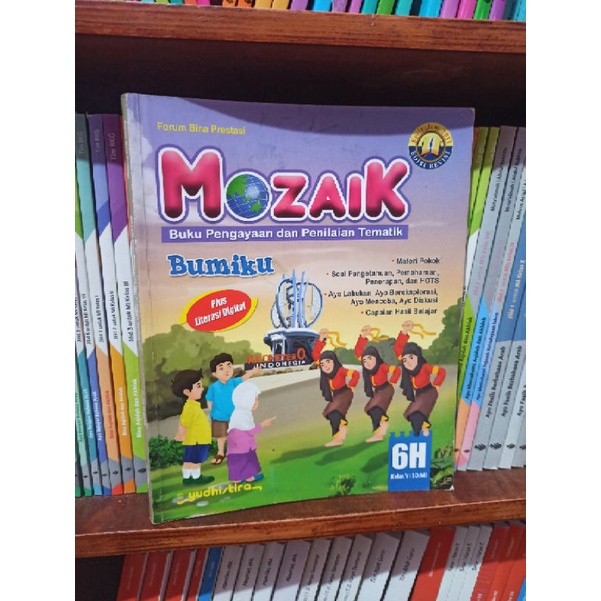 Jual BUKU BEKAS MOZAIK BUKU PENGAYAAN DAN PENILAIAN TEMATIK KELAS 6 SD ...