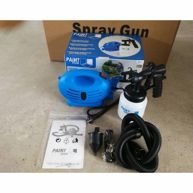 Mesin Kompresor Cat Mini Listrik Set Paint Zoom Spray Gun