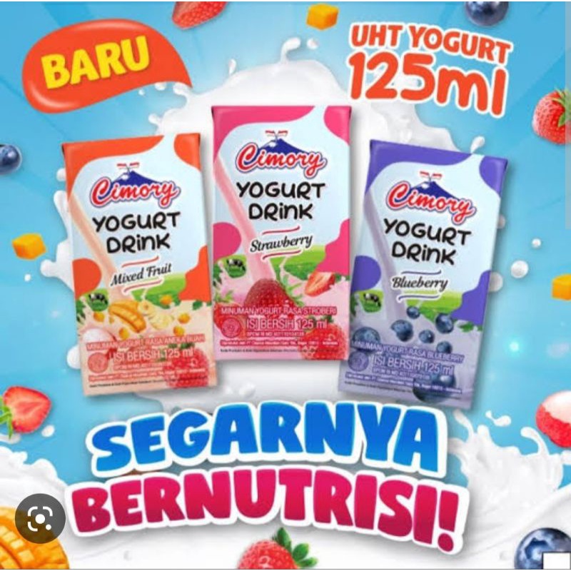 NEW Yoghurt Drink Cimory Kotak 125 ml