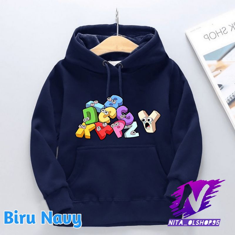 SWEATER HOODIE ANAK ALPHABET ROBLOX GAME