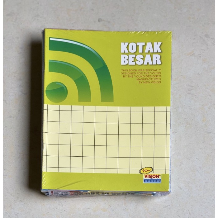

Buruan beli] Buku Kotak Besar Vision 30 lembar isi 10 buku