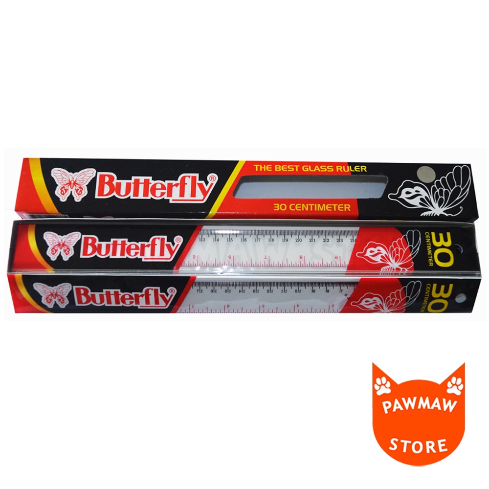 

Penggaris Butterfly Ukuran 30cm ( PACK )