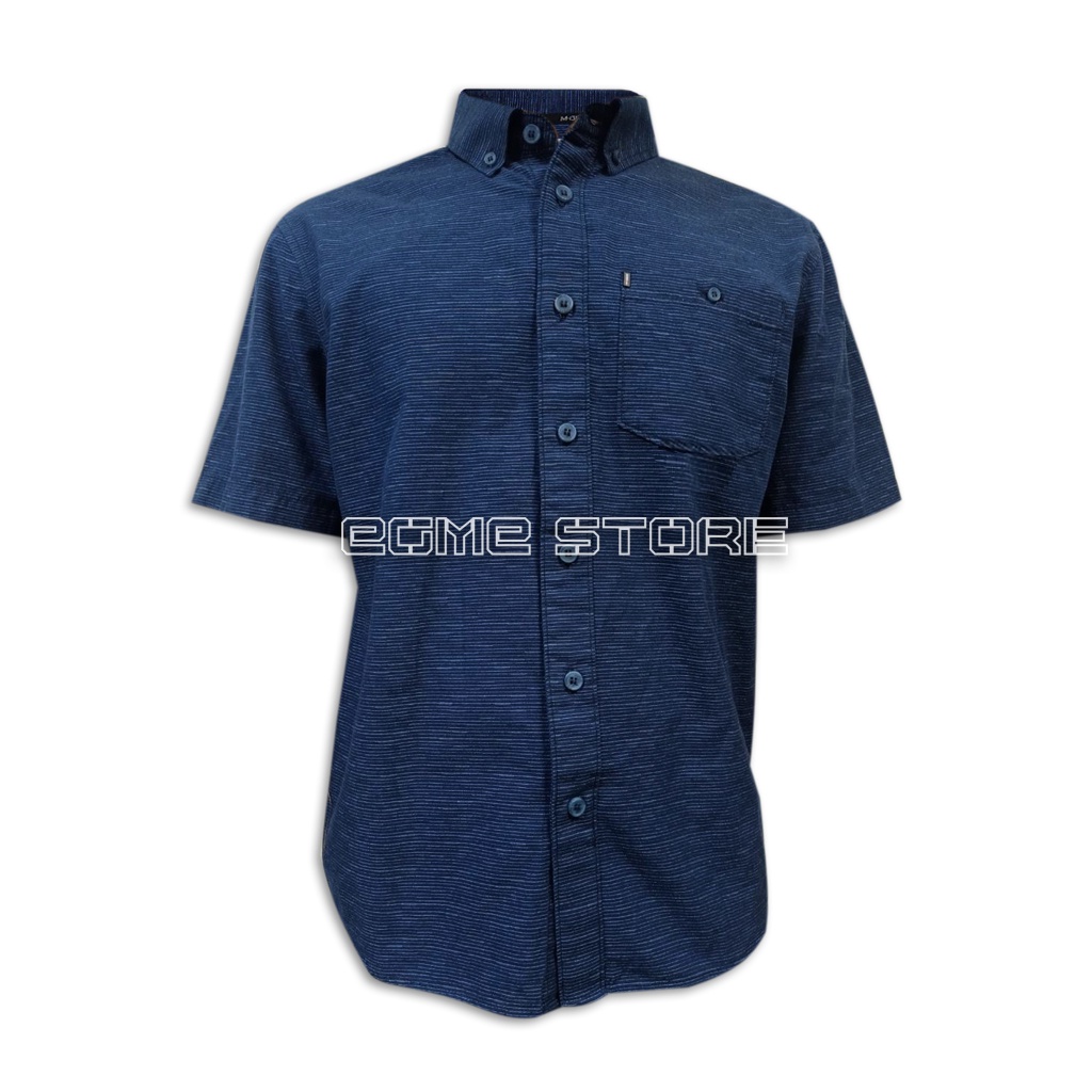 Kemeja Mgee Lengan Pendek Pria Alto C103 Navy