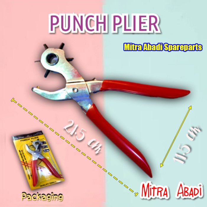 

Kol Punch Plier / Tang Pembolong / Alat Pelubang Ikat Pinggang 9" / 9 Inch