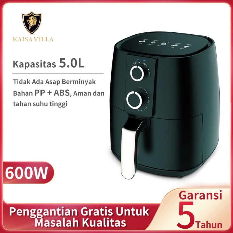 Kaisa Villa Air fryer Low Watt  Penggorengan tanpa Minyak