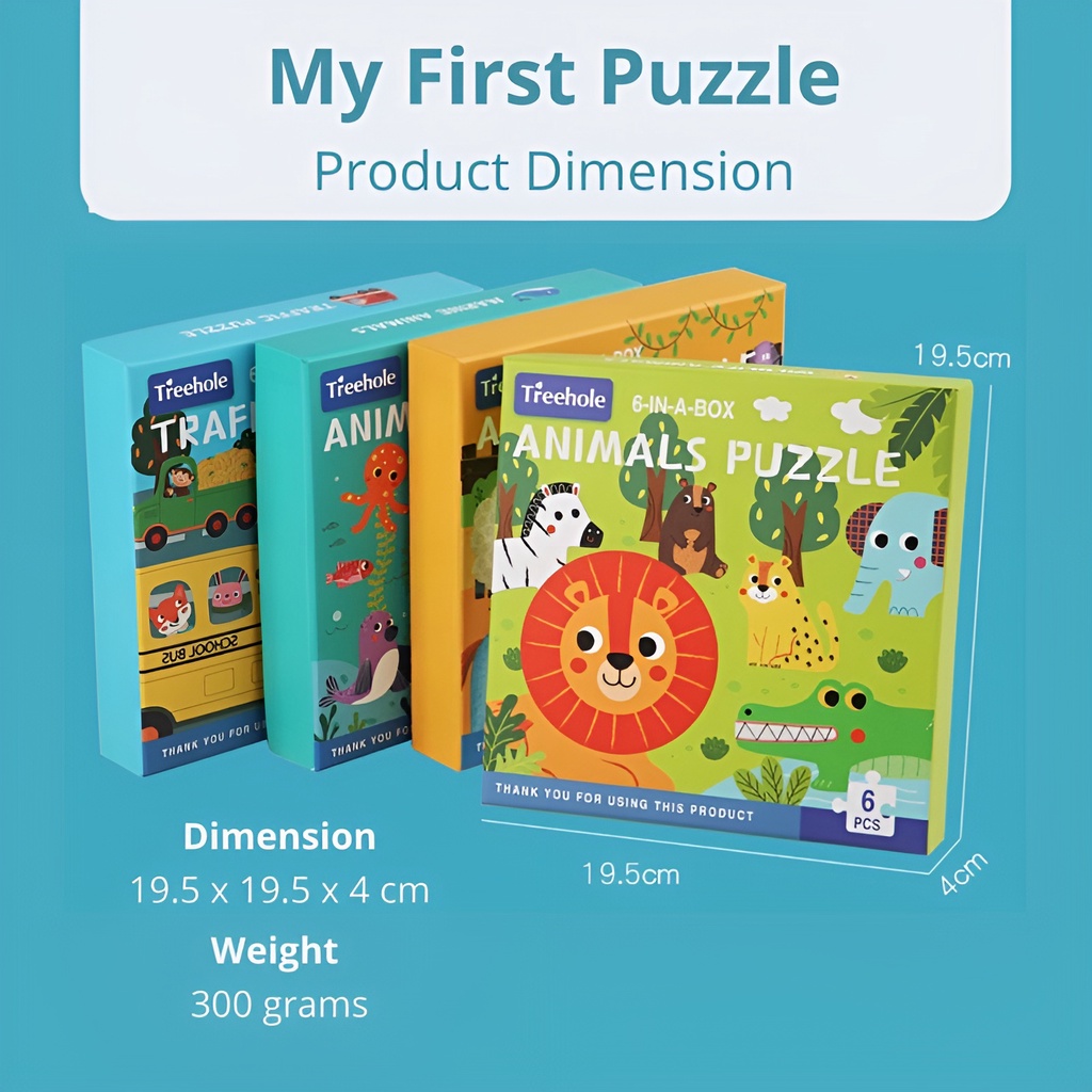 6in1 Box Puzzle | Mainan Puzzle Edukasi Anak Kayu | Mainan Anak Laki Laki 2-3-4-5-6 Tahun Keatas | Hadiah Ulang Tahun Anak Perempuan