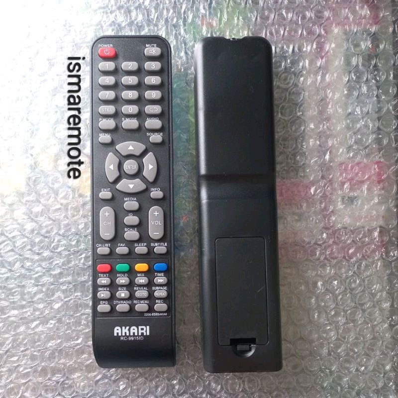 REMOTE REMOT TV AKARI  SMART LCD LED RC 99151D