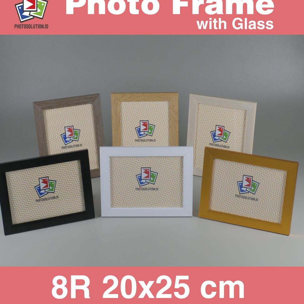 {SLG.14Ja23ᴱ} Bingkai Foto 8R Minimalis PAKAI KACA - Photo Frame FM25