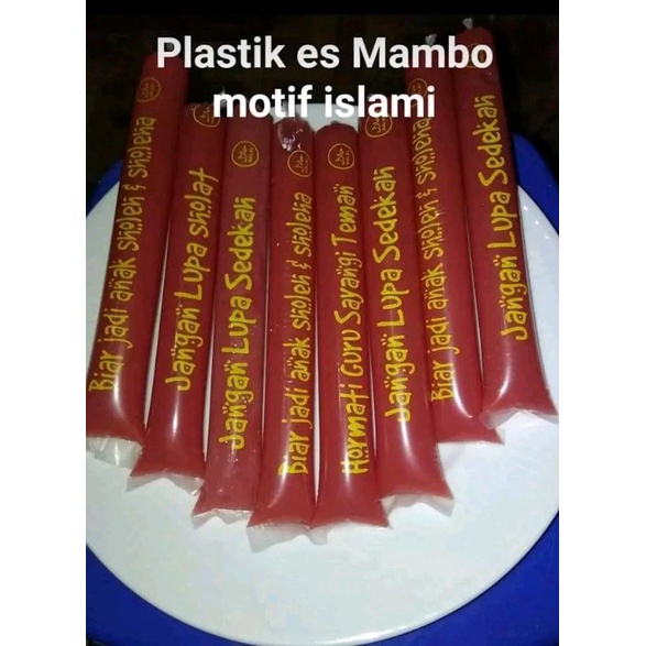 PLASTIK ES MAMBO/Es lilin/Es spidol Islami Uk 3x23,3x26