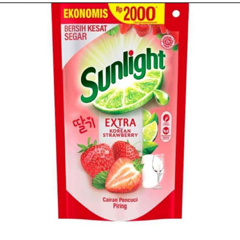 SUNLIGHT 90 ml DAN SPONS CUCI PIRING