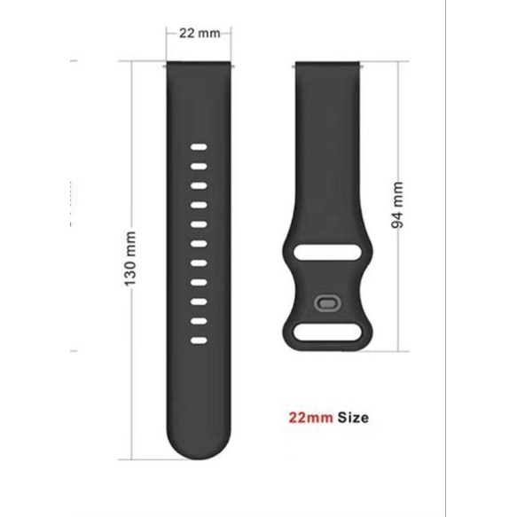 Strap Huawei Watch GT 3 46mm GT 2 GT3 Pro GT2 GT2 Pro GT2e GT 2e 46 mm 22mm width Tali Soft Silicone Rubber Silikon