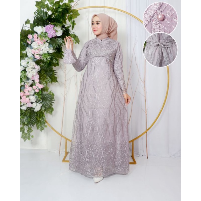 Gamis Ratu Jannah / Kebaya Modern / Gamis Kebaya / Gamis Pesta Mewah / Gamis /Kebaya Kondangan