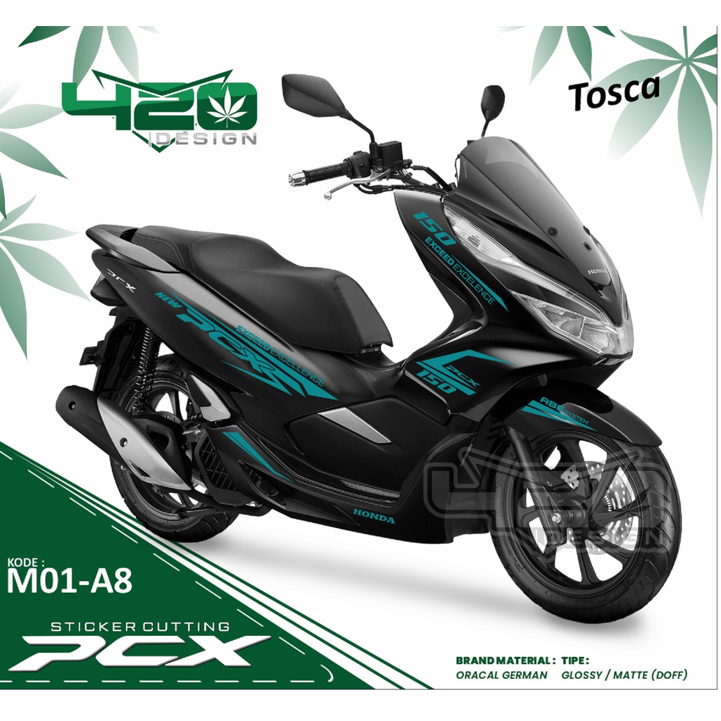 CUTTING STICKER BODY PCX 150 - STIKER CUTTING PCX OLD - LIS STIKER VARIASI CUTTING PCX 150 - PCXM
