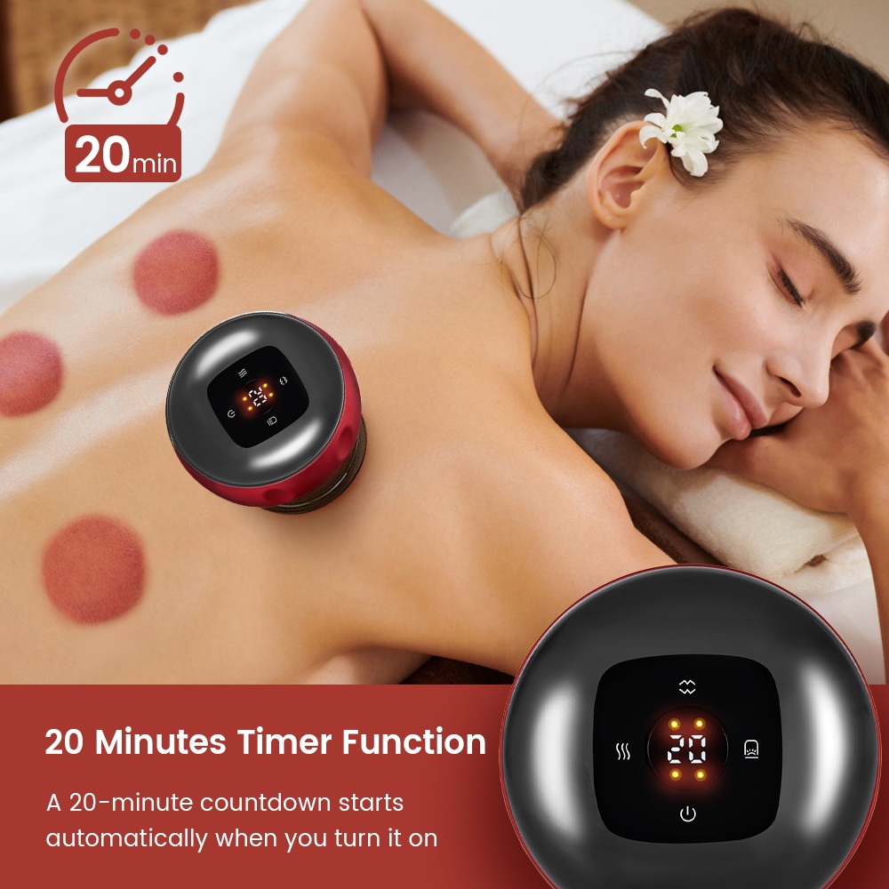 Alat Kerik Elektrik Massager 6 grades / Alat Kerik Badan Elektrik / Electric Vacuum Cupping Massage Alat kerik badan elektrik Alat Kerok Badan Elektrik Bekam Alat Elektrik Massager