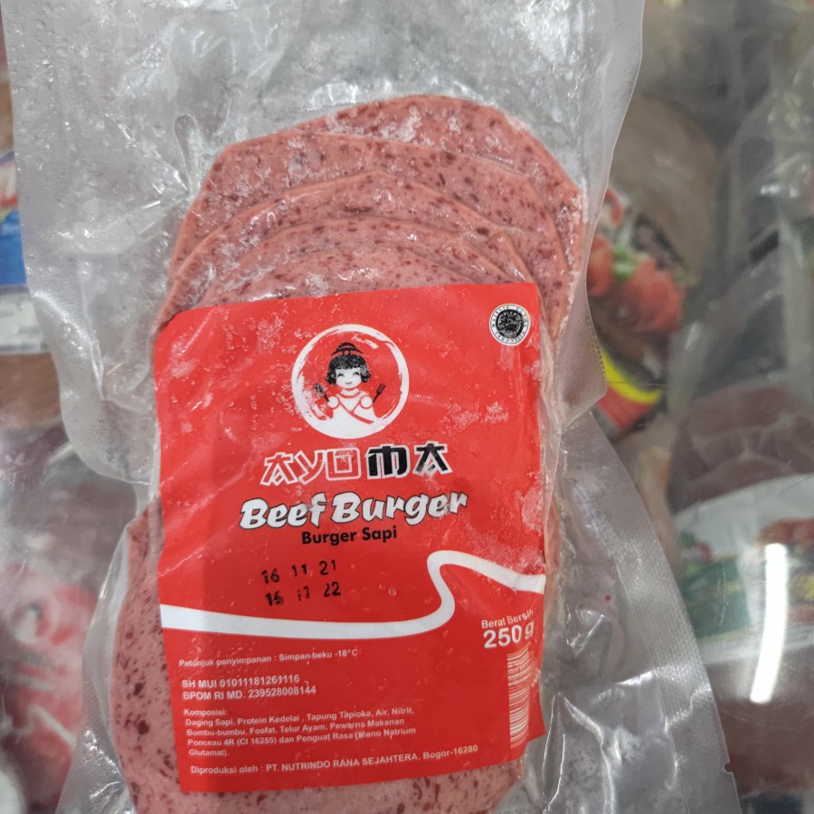 

Ayoma beef Burger isi 10 250 Gr