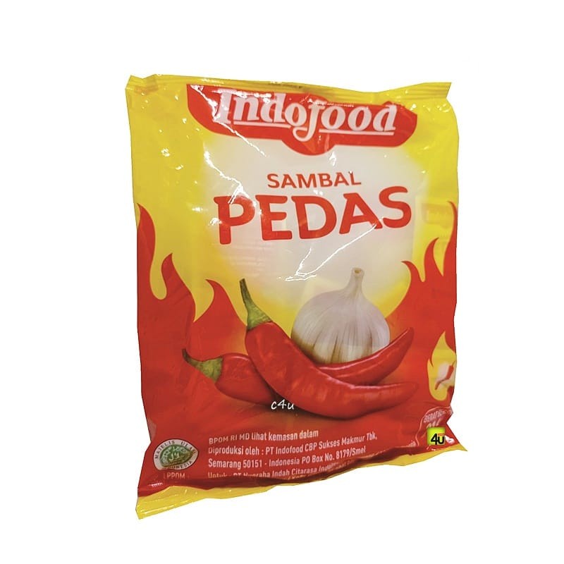 Indofood Saus Pedas dan Tomat Sachet 9 g (isi 24 pcs)