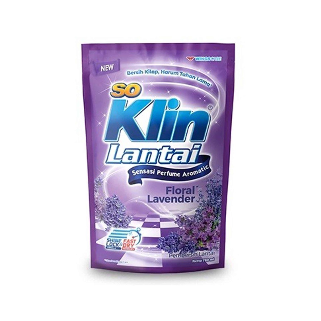 So Klin Lantai/ Pembersih Lantai/ Floral/ Netto 780ml