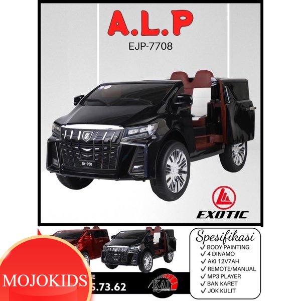 ADA TOKO MAINAN ANAK MOBIL AKI MOJOKERTO TOYOTA ALPHARD BAN FULL KARET BODY PAINTING