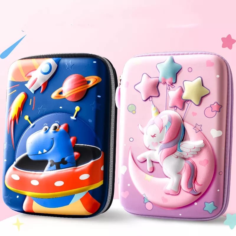 

Bellino - Kotak Pensil Timbul 3d Besar Import SMIGGLE Kado Alat Tulis Sekolah Eva Hard Case Unicorn Premium Import Tempat Pensil Emboss 6D