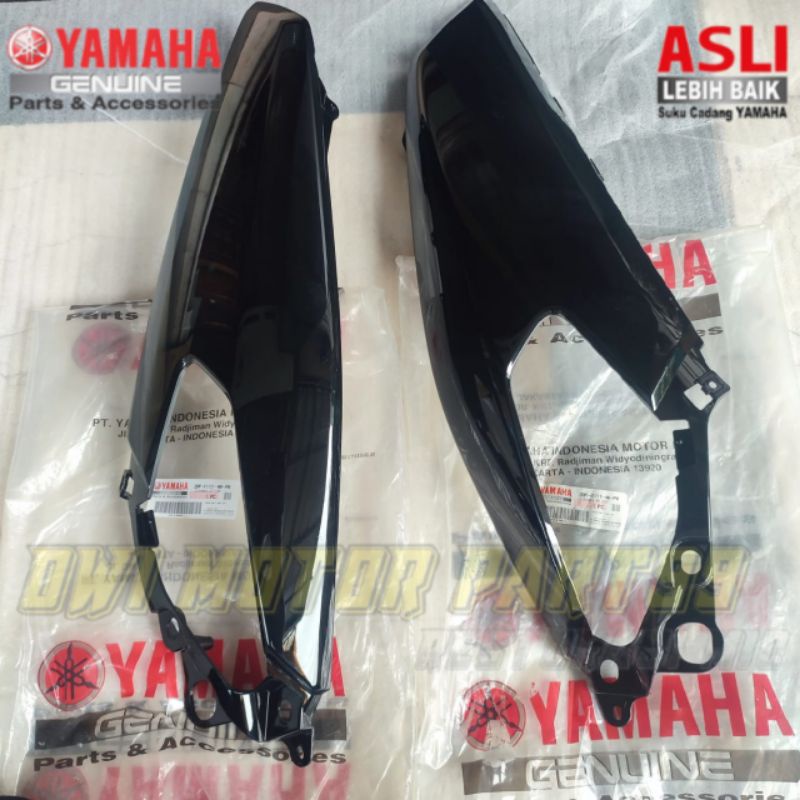 COVER SIDE BODY SET KANAN KIRI WARNA HITAM GLOSSY NMAX N MAX N-MAX ASLI ORIGINAL 2DP-P0 ITEM