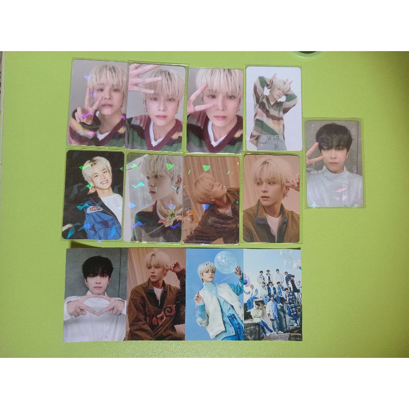 PHOTOCARD ASAHI THE FIRST STEP CHAPTER 1 FULL ALBUM GREEN ORANGE BLUE ASAHI JUMATAN