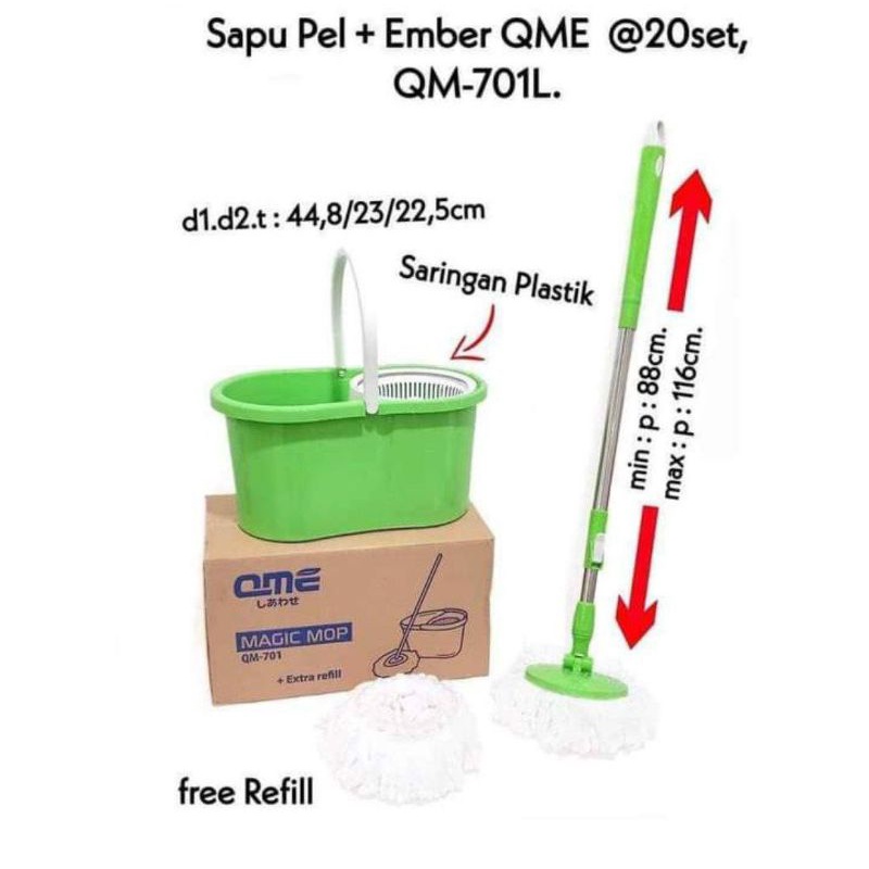 JUAL SPIN MOP PRAKTIS QME MURAH
