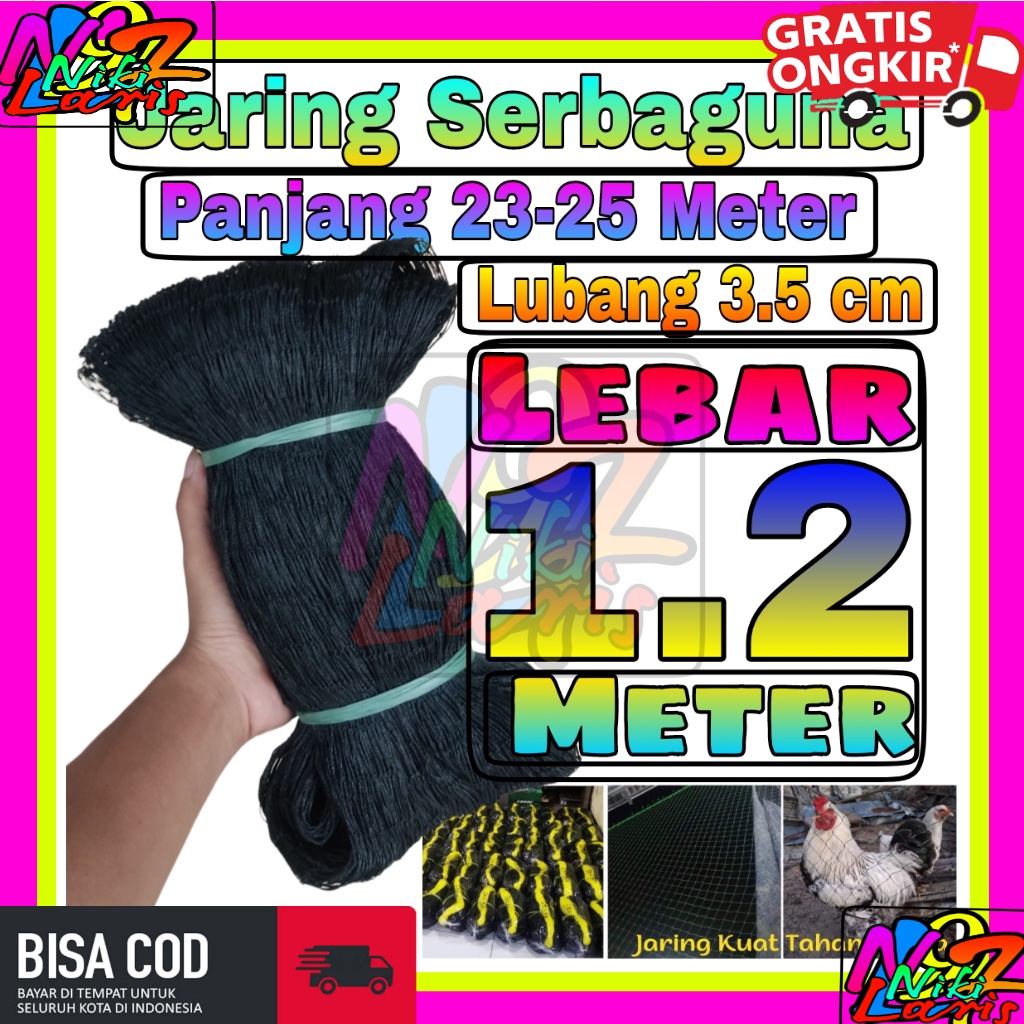 Jaring Ayam 1,2 Meter Jaring Pagar Ayam Kandang jaring tanaman jaring kandang hewan jaring serbaguna
