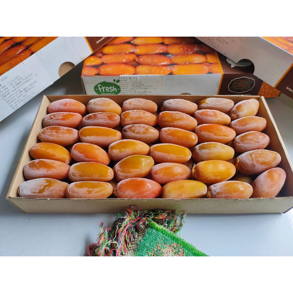 Kurma Ruthob | Libyan Selected Dates | Fresh | Kemasan 1 kg | HARAP BACA DESKRIPSI | Organik