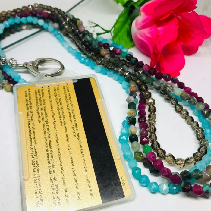 

Lanyard Tali Kalung ID Card Batu Hexagonal HRG DISKON