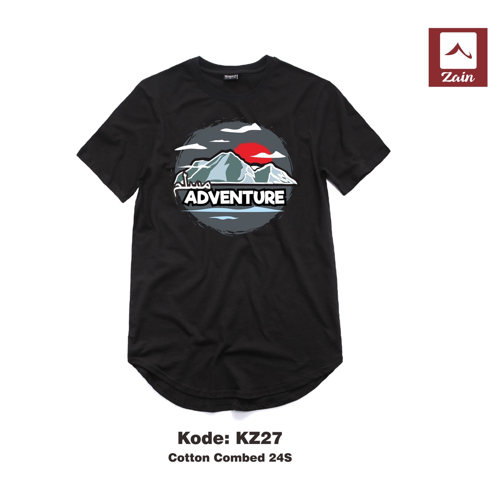 Kaos Dakwah Moslem Adventure - KZ 27 - Longline by ZAIN Mapp