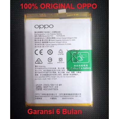 Baterai Battery Oppo A72 5G A73 5G BLP797 Original100%