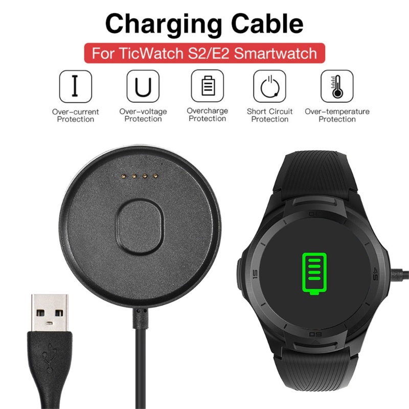 Zzz Untuk Ticwatch-E2/S2 Watch USB Charger Charging Dock Kabel 1M/3.28ft