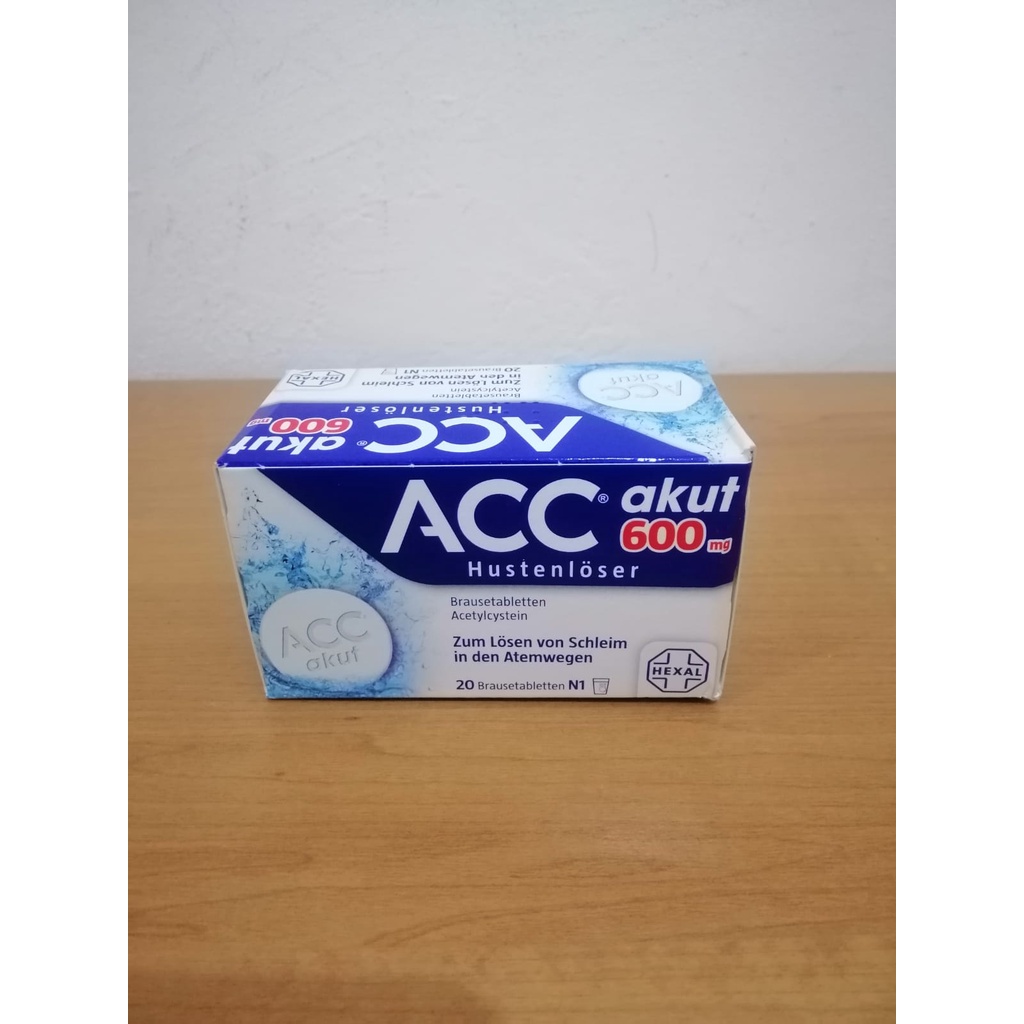 Obat Batuk ACC Akut 600 asli Jerman isi 20 tablet