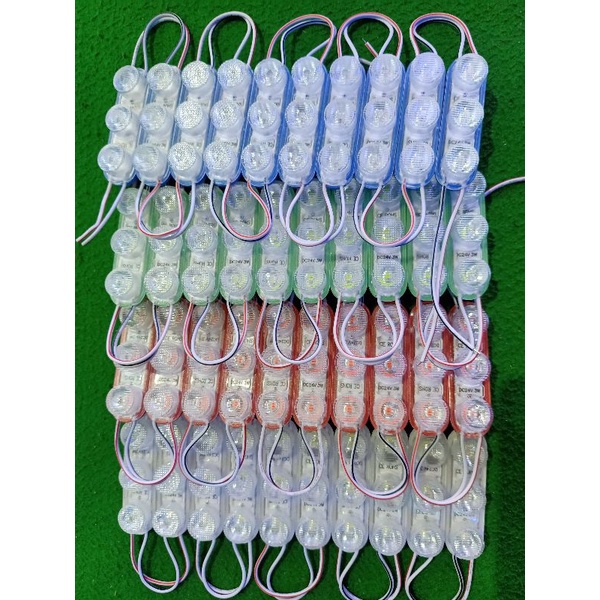 10pcs LED 3mata terbaru 3watt 12/24v samsung