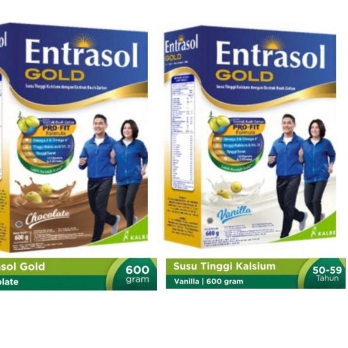 

RVN266 Entrasol Gold vanila dan chocolate 600gr ||