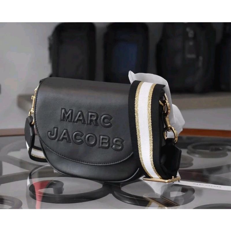 MARC JACOBS FLASH FLAP CROSSBODY BLACK
