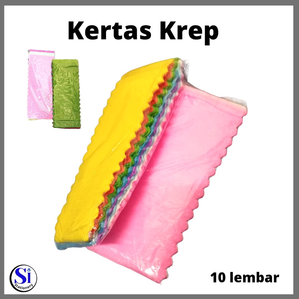 

Kertas Krep Potong Warna warni Mix
