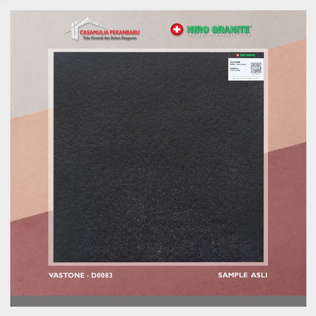 Niro Granite 60x60 Vastone - D0083 Notte Nero