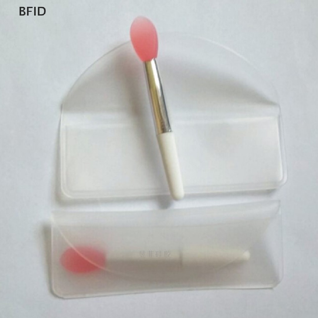 [BFID] Pink Mini Double-head Silicone Lip Brush Lip Lucu Masker Sendok Alat Kecantikan [ID]