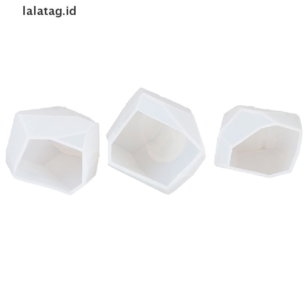 [lalatag] 1pc Cetakan Sabun Kristal Irregular Geometric Mold Silicone Resin Ornaments Craft [ID]