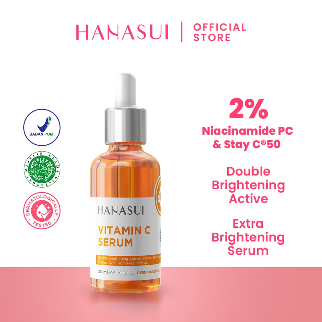 Hanasui Serum  Vitamin C New Look &amp; Improved Formula.