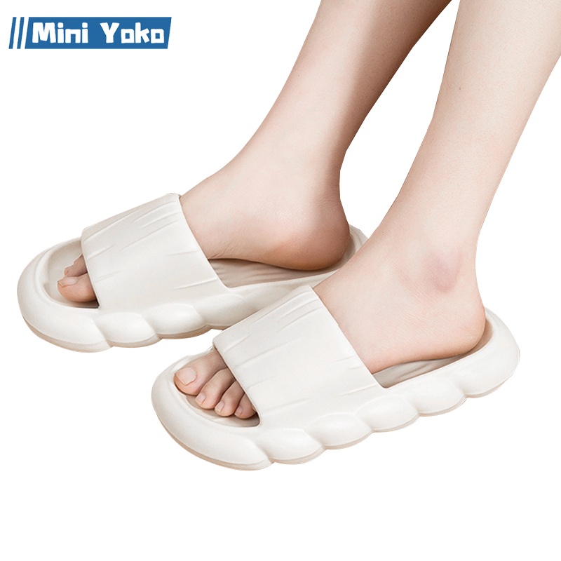 Mini Yoko Sandal jelly wanita import korea terbaru 2022 Sendal rumah murah lucu awan Sandal selop karet anak perempuan Anti Slip Elastic Empuk EVA Sandal kamar mandi