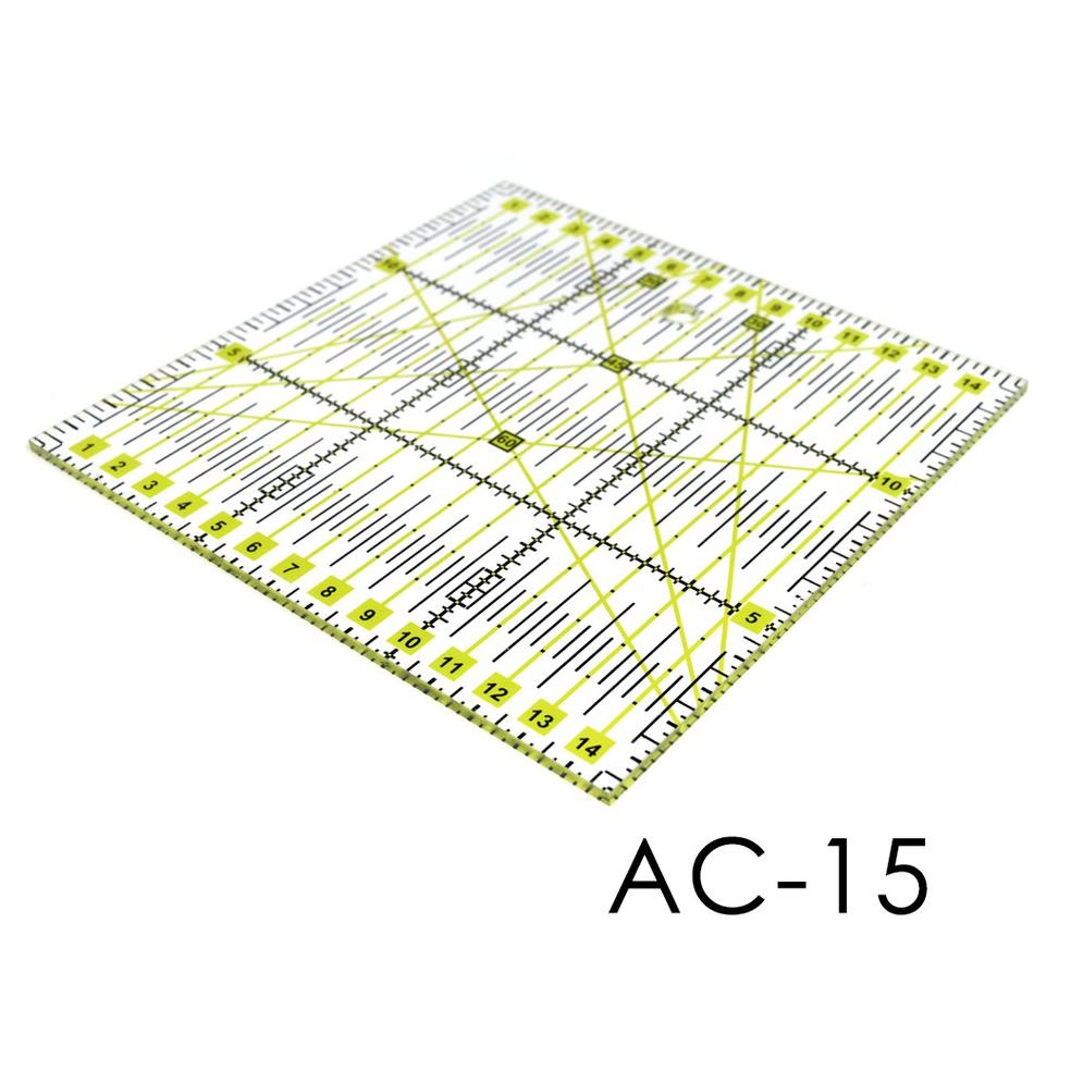 

Freya AC-15 Square Quilting Ruler - Penggaris Jahit Quilting 15cm x 15cm KQF9V7263