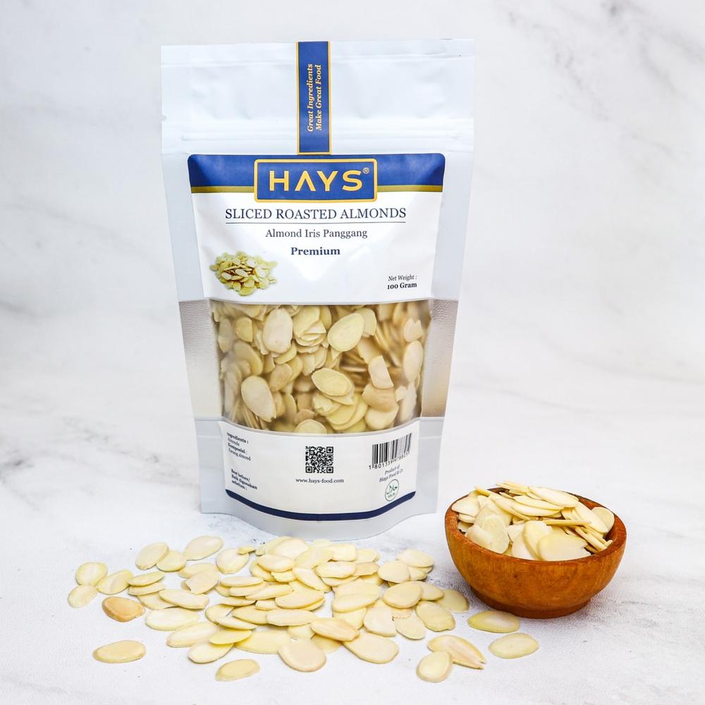 

Kemasan Baru.. Almond Iris Panggang / Roasted Sliced Almond HAYS 88
