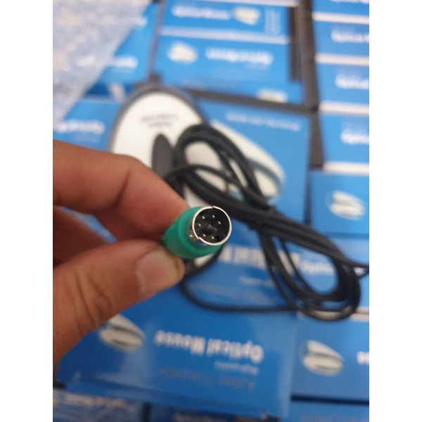 mouse pc colokan ps2 asher comrade optical mouse pc