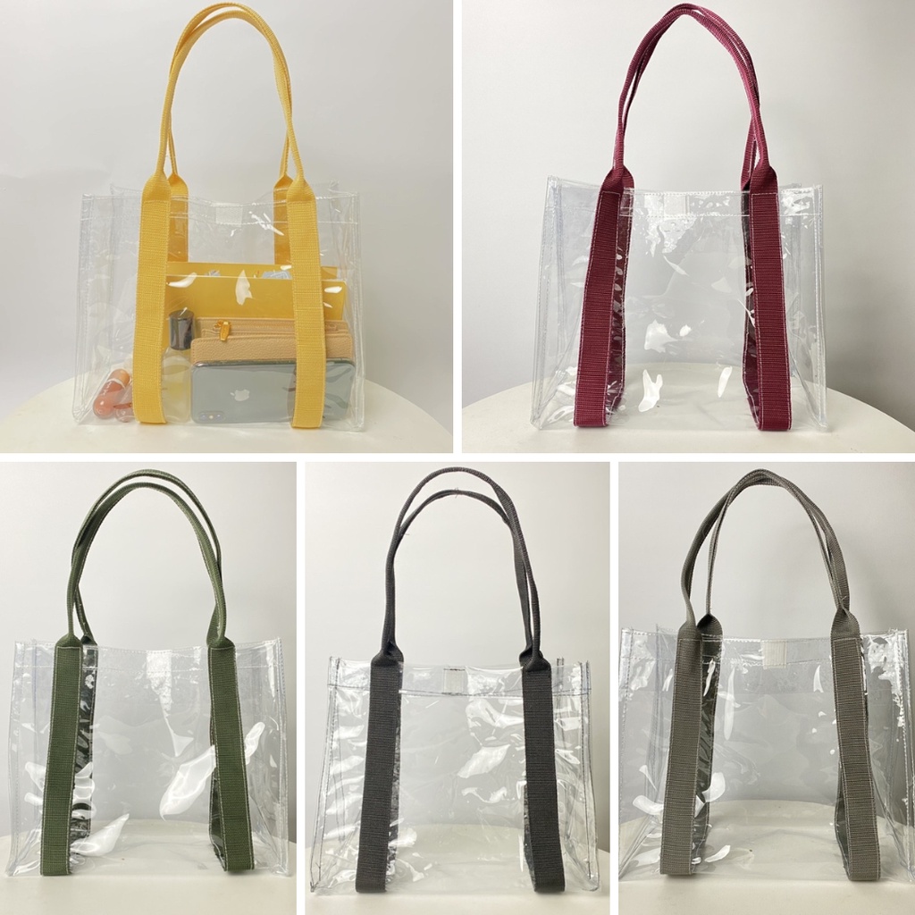 Tas Jinjing Mika Pvc Transparant