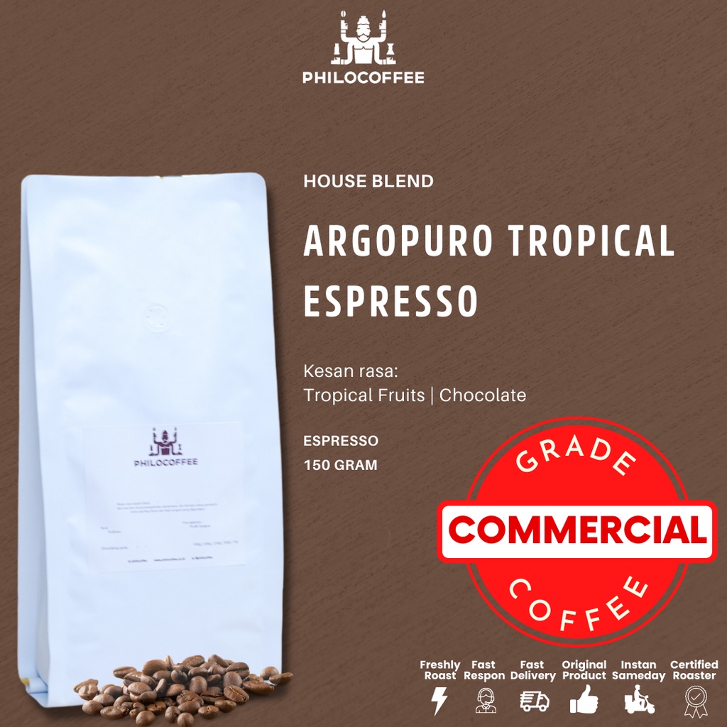 Jual Biji Kopi Arabika Argopuro Tropical Espresso Gr Java Espresso Shopee Indonesia