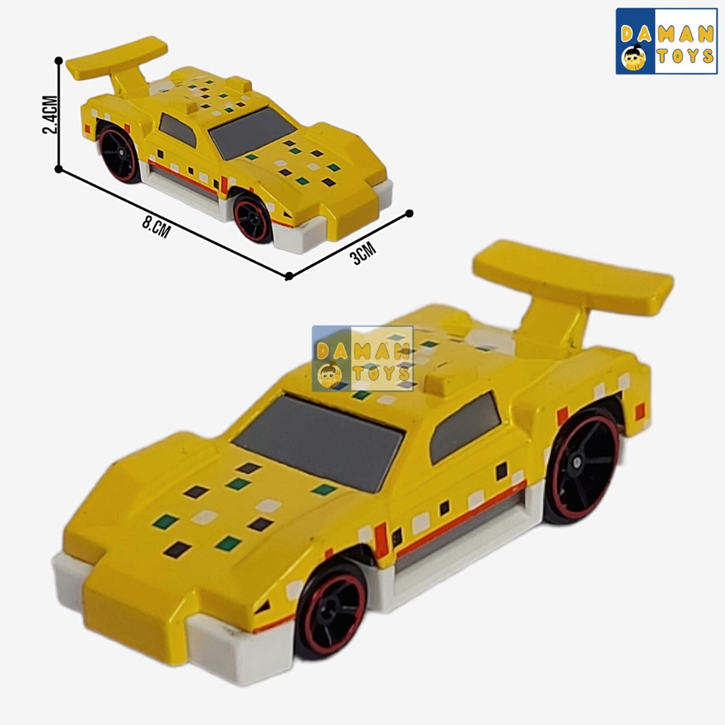 Mobil Diecast Minecraft Zombie Ocelot Skeleton Enderman Iron Golem Creeper Mainan Mobil Mobilan Koleksi