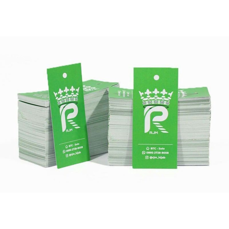 

Hangtag Murah 1 sisi