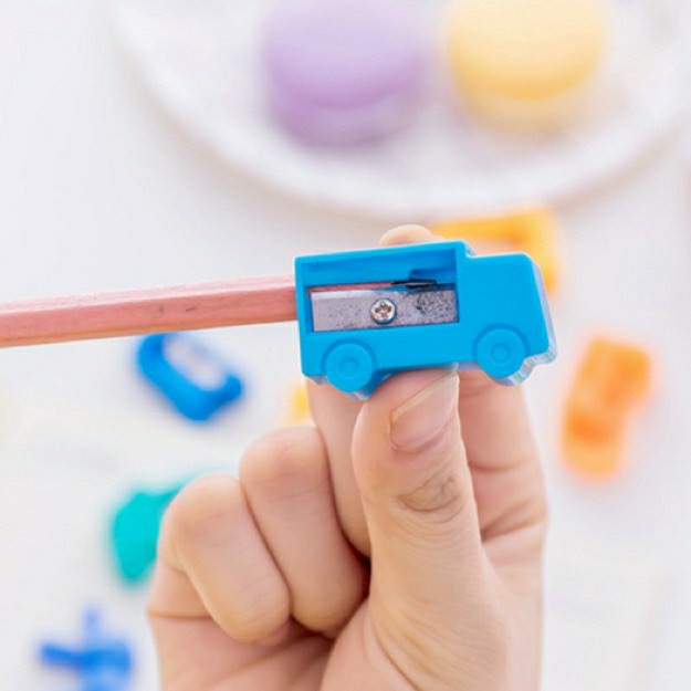 Rautan Pensil mini persegi Murah Peraut Pensil serutan pencil alat tulis serutan polos karakter